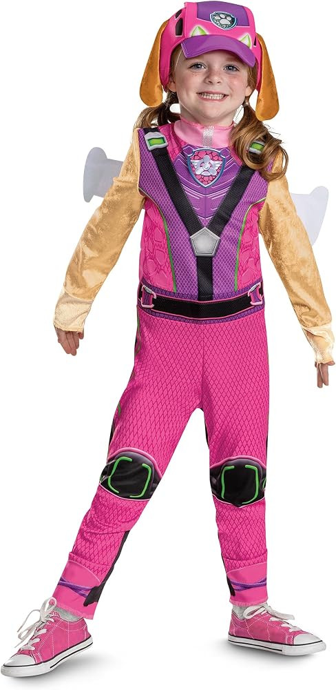Disguise Toddler Paw Patrol Skye Costume, Official Paw Patrol Movie 3 Dino Costume Outfit for Hal... | Amazon (US)