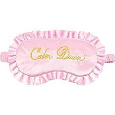 Calm Down Sleep Mask Pink Singer Merch Blindfold Eye Mask Travel Mask Eyeshade for Sleep Over Slu... | Amazon (US)