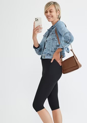 Talia Cropped Capri Shaping Legging - Cotton Stretch | Yummie