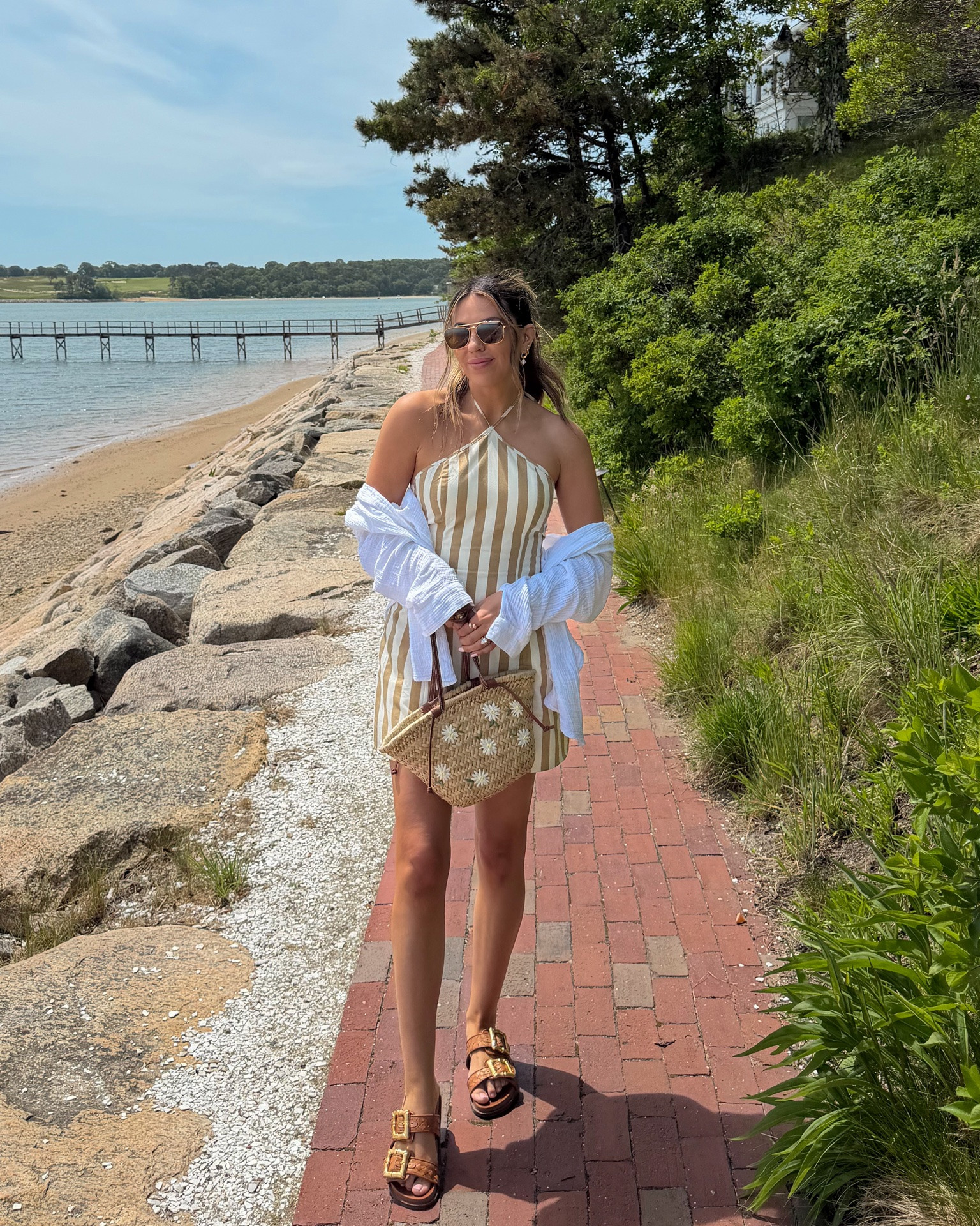 Striped halter mini dress (wearing size small)… the perfect summer date night or casual everyday dress depending on how you style it!

Summer outfit | summer style | striped dress | coastal style

#LTKgrwm #LTKootd #LTKTravel