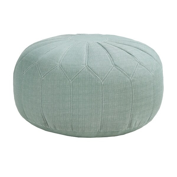 Madison Park Taylor Round Pouff Ottoman | Bed Bath & Beyond