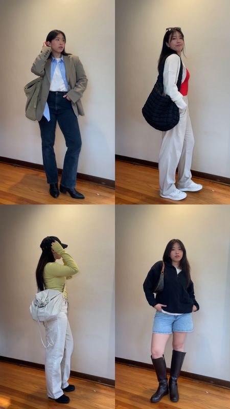 My favorite bags for boyish girl looks! They just restock the @asos one and that one I actually use it for work - it’s so roomy and my laptop is gigantic so it’s perfect 🌸

Cute outfit ideas, spring outfits, boyish girly outfits, spring fashion 2024, transitional outfits, style content creator, casual style, blazer outfits, baseball cap, cute boyish style, boyish feminine outfits, spring style, shorts with boots 

#ootd #springfashion #springstyle #casualstyle #boyishstyle #boyishgirl #outfitreels #casualstyling

#LTKitbag #LTKSeasonal #LTKfindsunder100