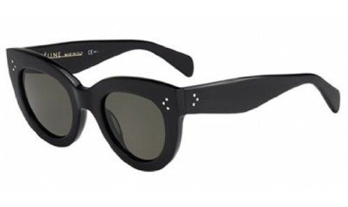 Céline Sunglasses - 41050/S / Frame: Black Lens: Green | Amazon (US)