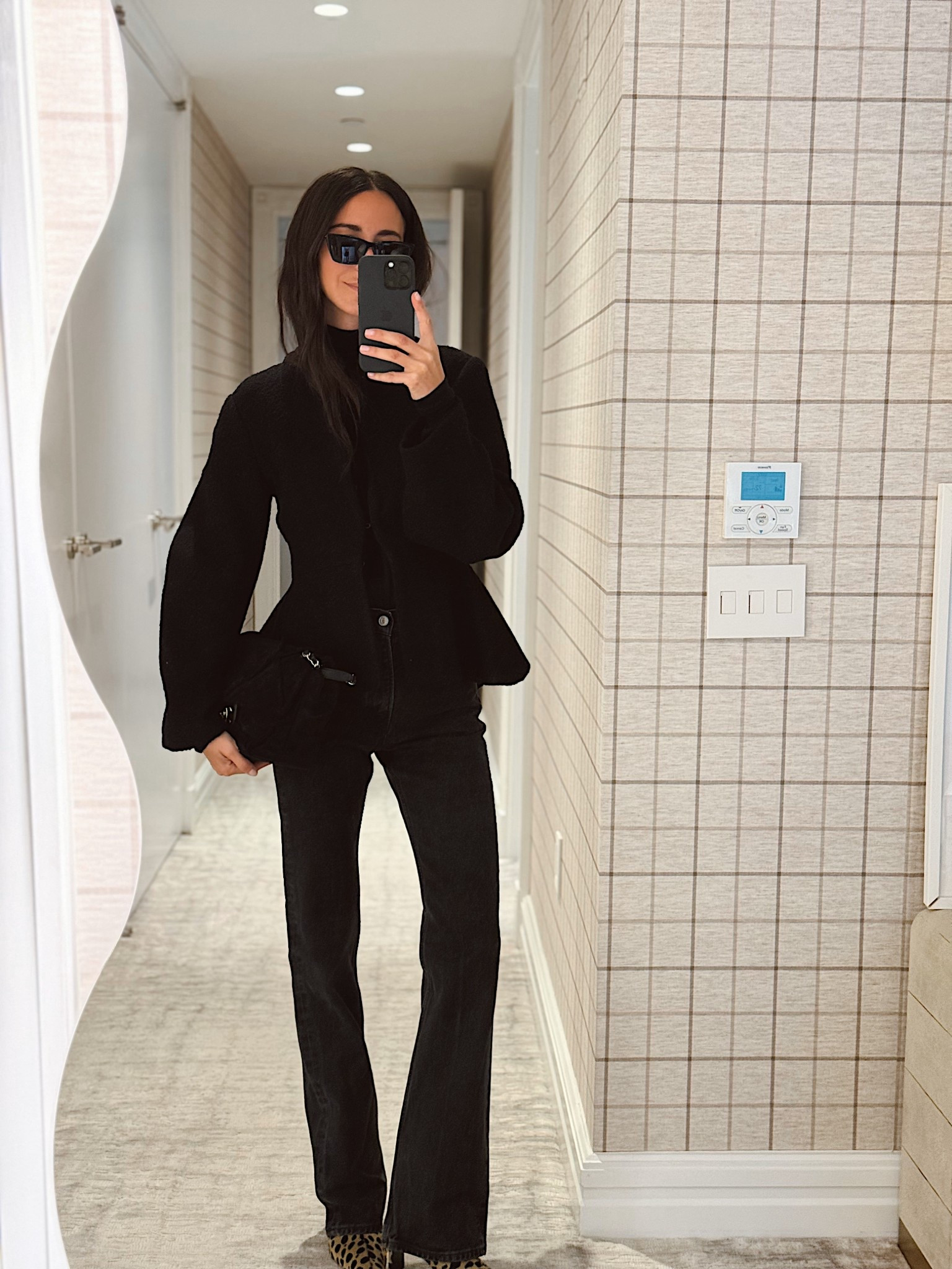 OOTD 🖤🐆 How I’m styling leopard print. My jacket is Liberowe!