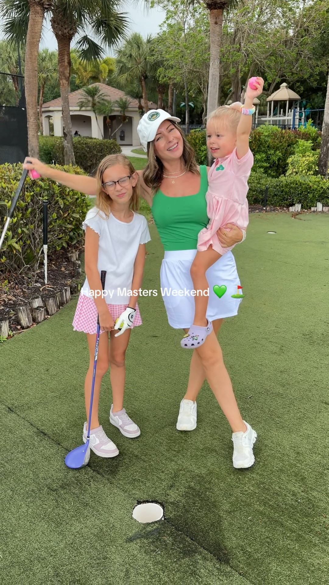 Happy masters weekend 💚 ⛳️ got Mila this kid golf bag and she’s absolutely loving having one like her big sister! 

#LTKActive #LTKKids #LTKdayinmylife