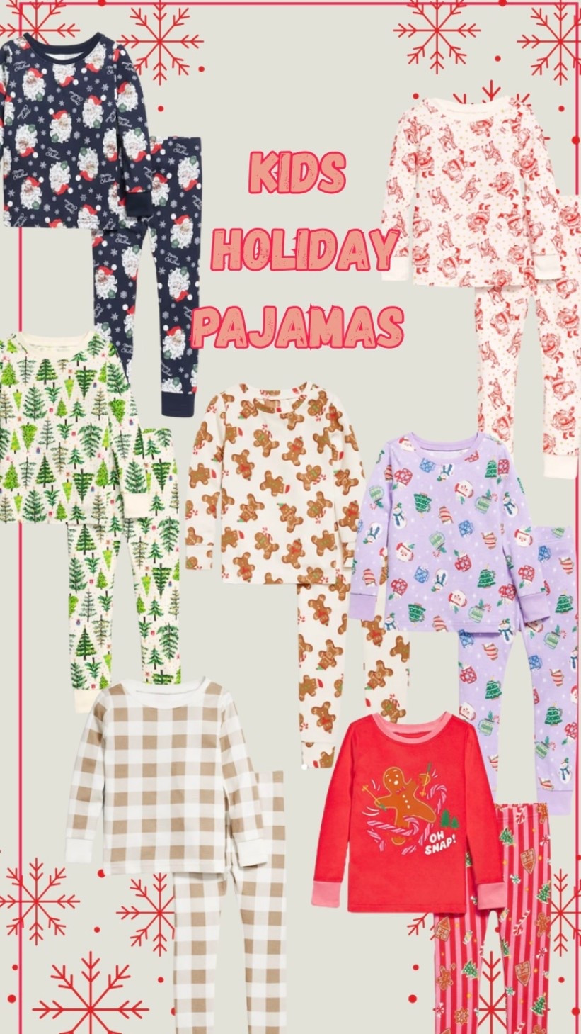 Holiday pajamas 

#LTKStyleTip #LTKKids #LTKHoliday