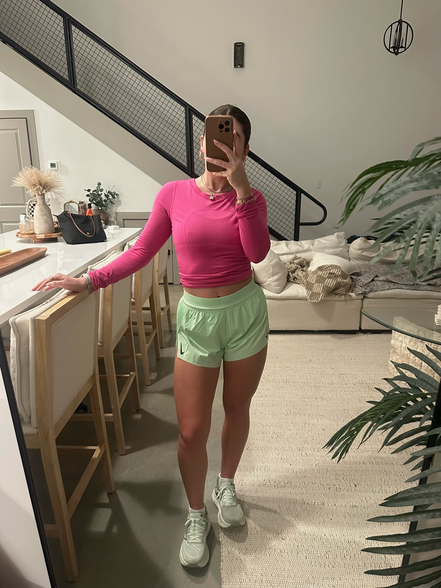 running ootd of the day!!!🤭 shorts are on sale rn!!! 
shirt- size 4
shorts- size small
shoes- size 6


#LTKFitness #LTKMostLoved #LTKGiftGuide