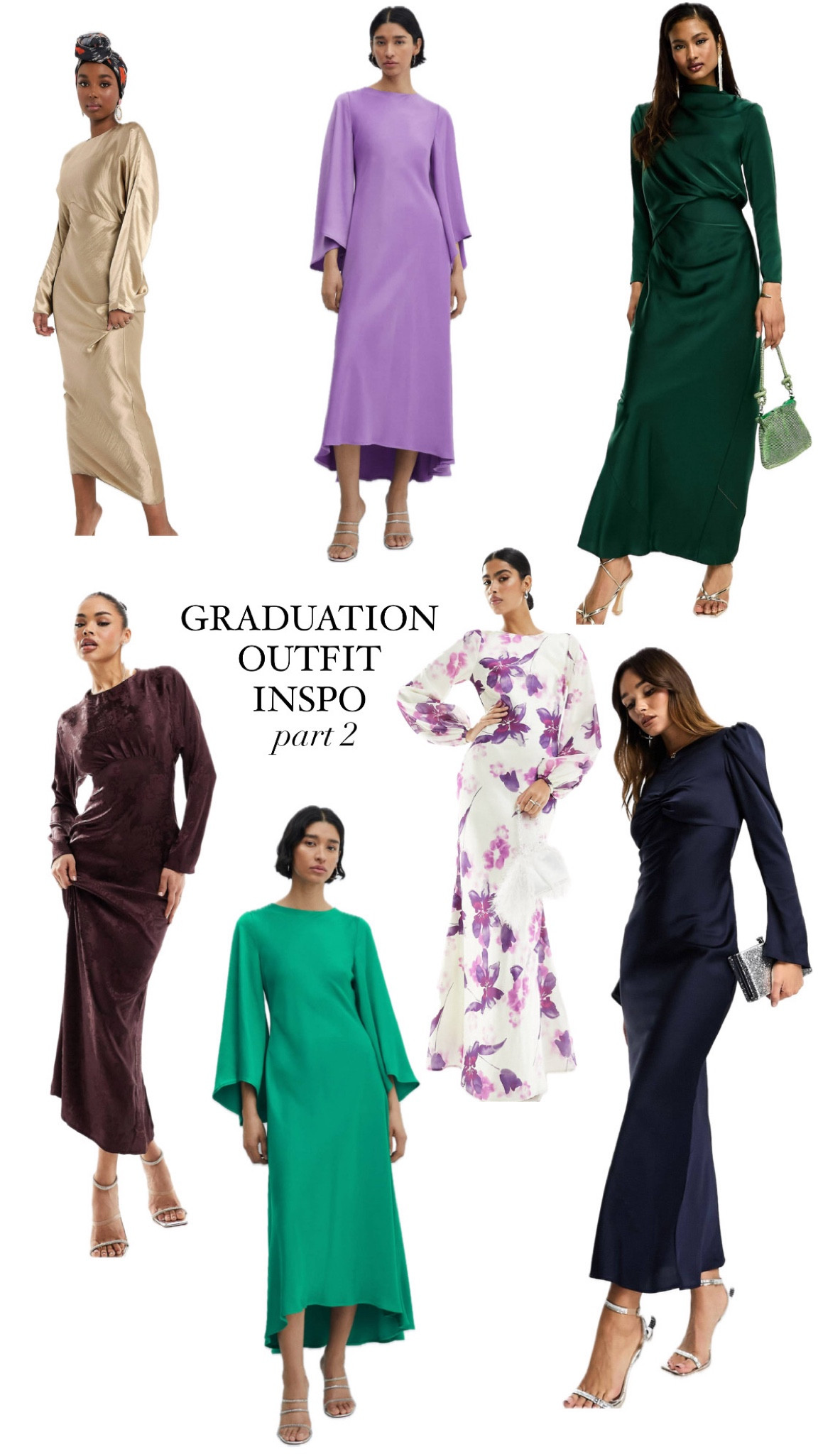 GRADUATION OUTFIT INSPO - part 2 dresses 🖤✨🫶🏼🎓
