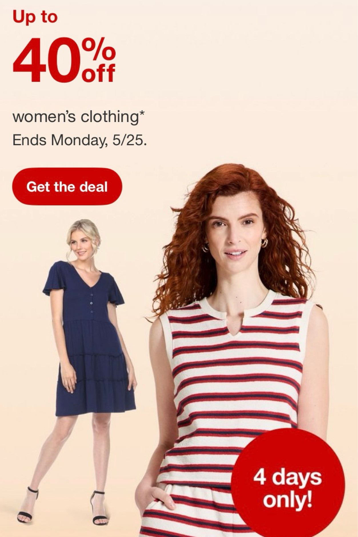 Save big on women’s clothing @Target 
#LTKSale
#LTKDeal

#LTKmomlife #LTKootd #LTKSaleAlert