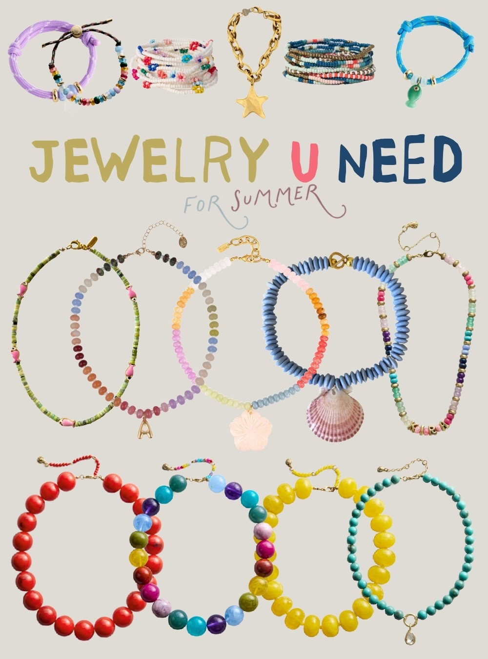 Summer jewelry 
Beaded necklace
Beads 
Paracord jewelry 
BaubleBar 
Logan Tay

#LTKxMadewell #LTKgrwm #LTKootd
