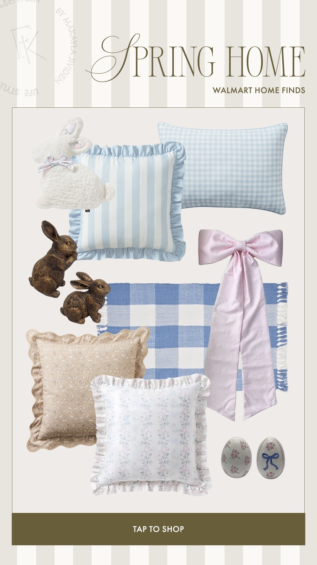 Spring home finds 😍 so obsessed with all of these colors and prints! Walmart has been killing it lately!! 

Spring, Easter decor, spring finds, Easter trends 

#LTKHome #LTKSpringSale