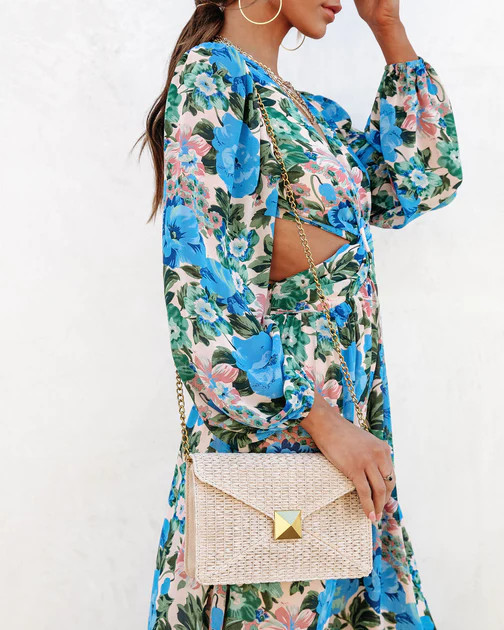 Rafaella Woven Crossbody Bag - Natural | VICI