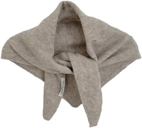 Triangle Scarf for Women Knitted Wool Headscarf Cashmere Feel Y2K Downtown Girl Aesthetic Streetw... | Amazon (US)
