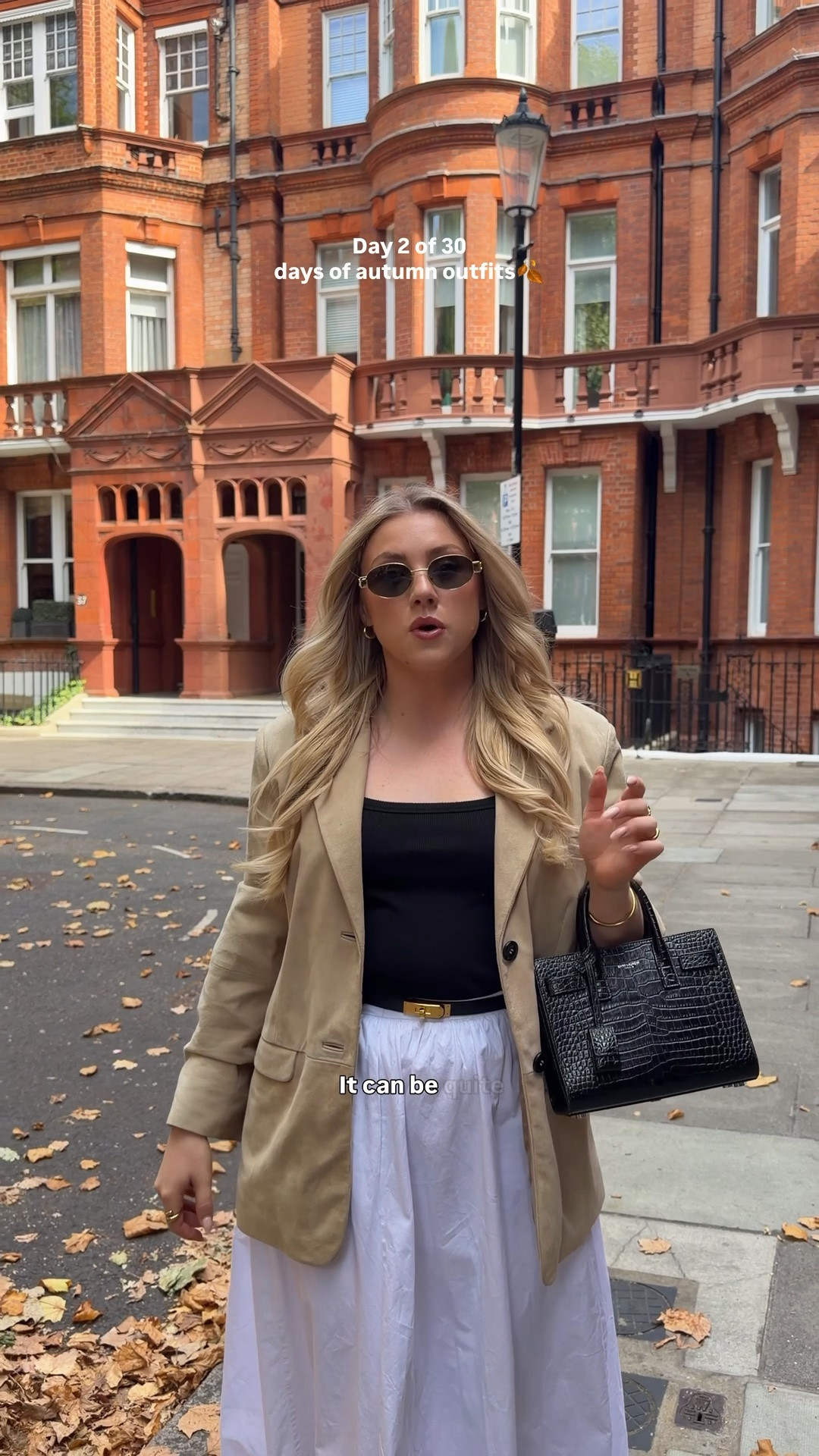 Day 2 of 30 days of autumn outfits🍂

Autumn outfit 
Transitional outfit
Suede blazer
Maxi skirt
Suede 
Chic outfit 
Autumn chic

#LTKFashionMonth #LTKuk #LTKluxury