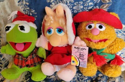 Jim Henson Muppet Babies Plush Lot Christmas Ms Piggy Kermit Fozzie  | eBay | eBay US