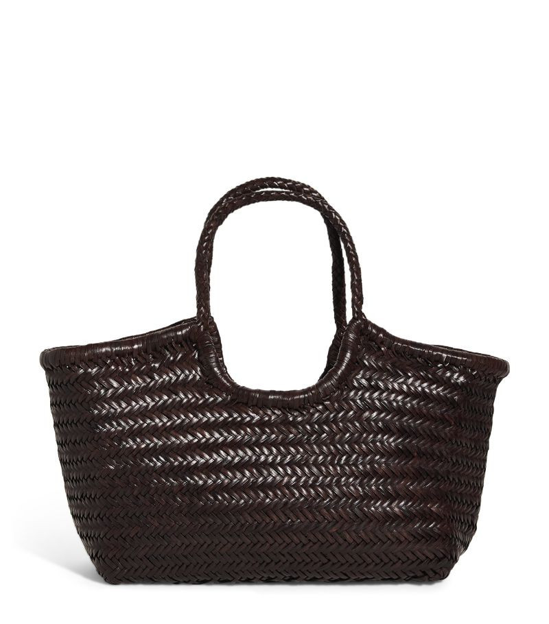 Dragon Diffusion Large Leather Woven Nantucket Tote Bag | Harrods