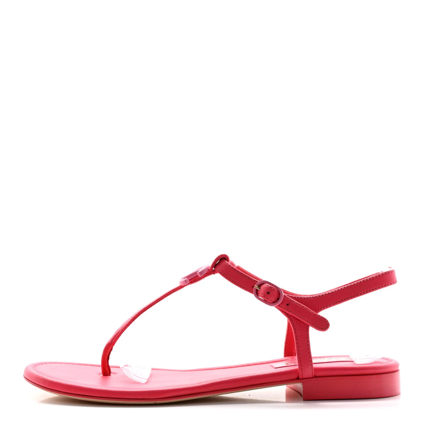 Lambskin CC Thong Sandals 40 Pink | FASHIONPHILE (US)