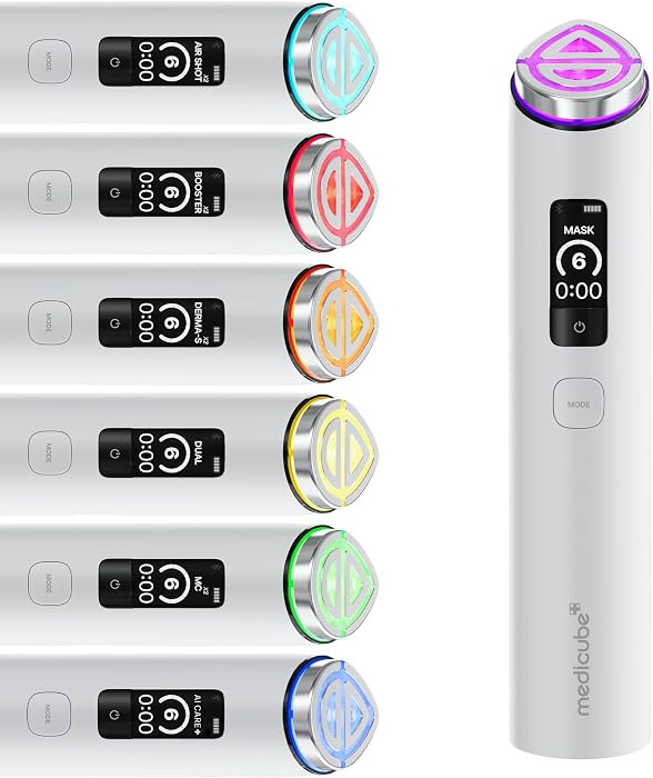 medicube Booster Pro X2\u2122 - 7 IN 1 Glow Beauty Device, 2X Glow Care, White | Amazon (US)