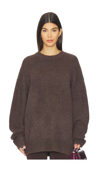 May Sweater in Slate Brown | Revolve Clothing (Global)