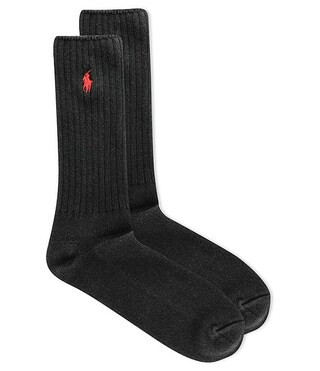 Polo Ralph Lauren Cotton Rib Single Crew Socks | Dillard's | Dillard's