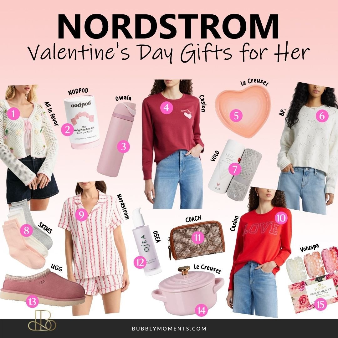 Valentine’s Day made easy 💖 If you’re looking for thoughtful Valentine’s Day gifts for her, these Nordstrom finds are such a good place to start. From stylish wardrobe staples to beauty favorites and cozy luxe pieces, everything here feels special and gift-worthy.
Whether you’re shopping for your partner, your best friend, or treating yourself, these picks are perfect for celebrating love in all forms. I love how effortless these gifts feel—classic, elevated, and easy to love. Save this for later, tap to shop, and find something she’ll be excited to receive this Valentine’s Day 💝
#LTKValentine #LTKSeasonal #LTKFindsUnder100 #ValentinesDayGifts #GiftsForHer #NordstromFinds #GiftIdeasForHer #ValentinesInspo #WomensGifts #GalentinesDay #SelfLoveGifts #FashionFinds #BeautyFinds 

 