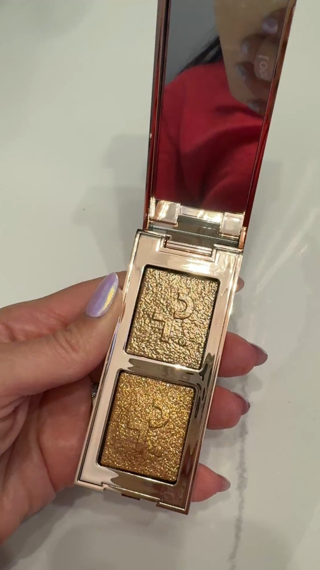 Such a beautiful eyeshadow palette. 
Patrick ta Major Dimension Eye Illusion Eyeshadow Duo in Shade “Do you know who I am”. 
On sale at Sephora right nos with code “SAVEMORE"