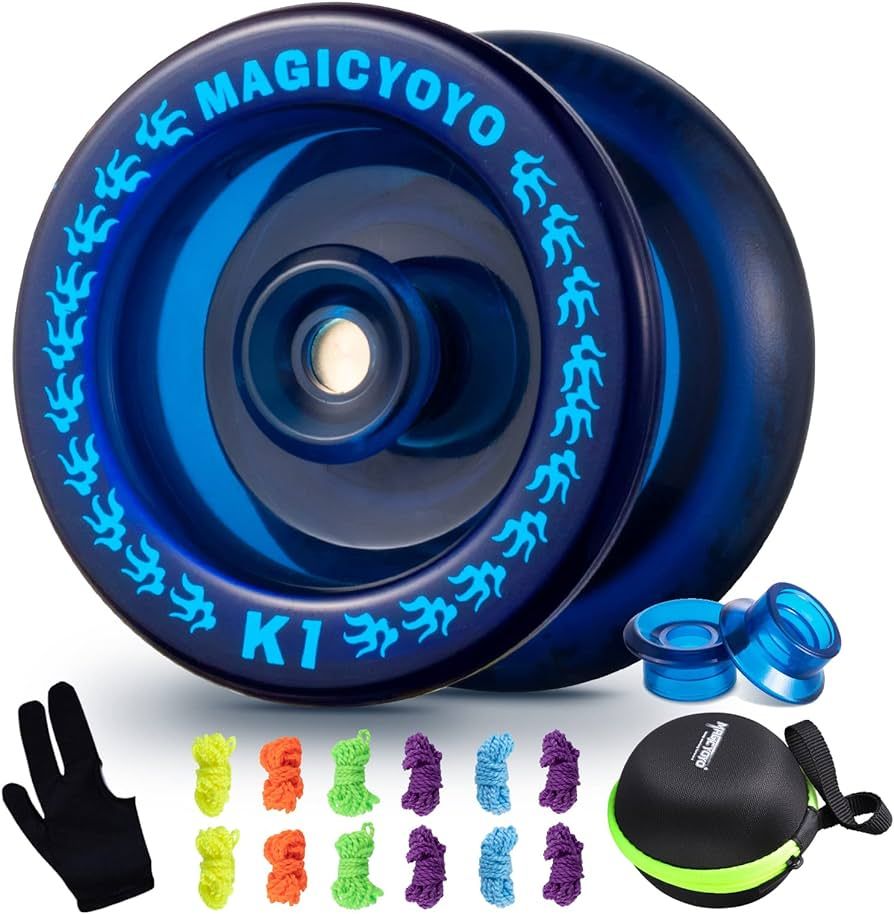 MAGICYOYO Responsive YoYo K1-Plus for Kids Beginners with Yoyo Sack + 12 Strings and Yo-Yo Glove ... | Amazon (US)