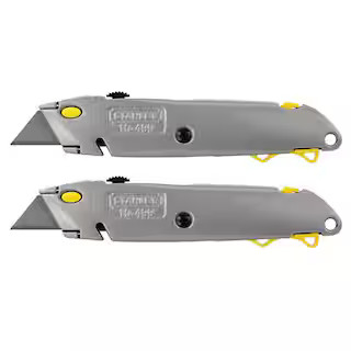 Stanley Quick Change Retractable Utility Knife (2-pack) STHT10274 | The Home Depot