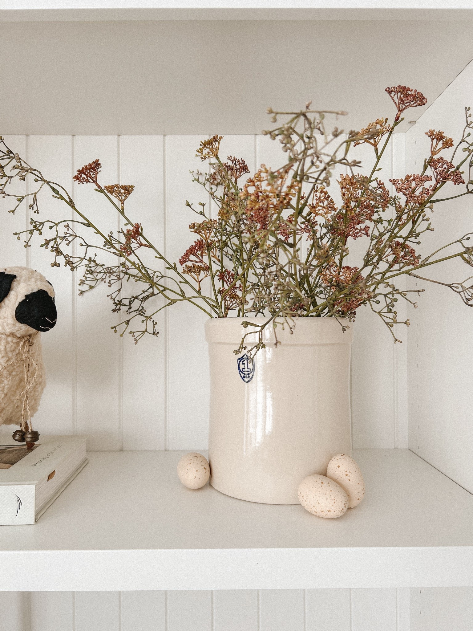 Still can’t get over these perfect Spring Stems. I have 6 stems (2 separate styles,) in this crock and feel so happy I will be able to store them and use them again next year. I also don’t need to water them every few days but they give the “natural” and earthy feeling to our shelves!  Grab yours while they’re available! 
Spring Stems
Faux Stems
Fake Stems
Viral Stems
Walmart Stems

#LTKHome #LTKSeasonal #LTKFindsUnder50