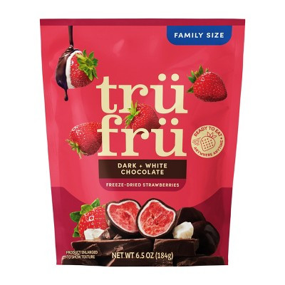 Tru Fru Freeze Dried Strawberries in Dark Chocolate - 6.5oz | Target