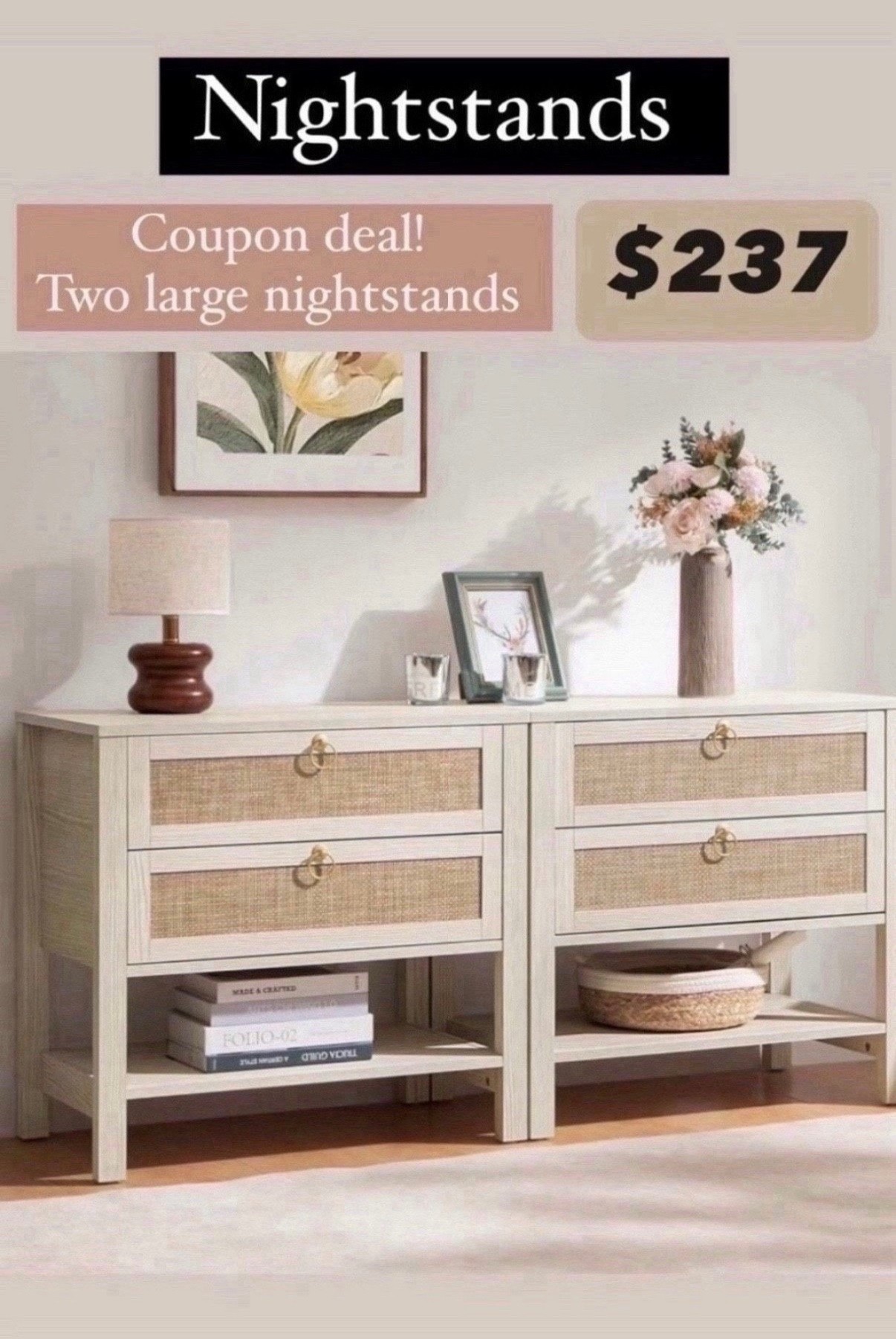 amazon nightstands
bedroom refresh
nightstand rattan look  #rattannightstand #neutralbedroom #neutralhome #bedroom #bedroomfurniture #nightstand #nightstands