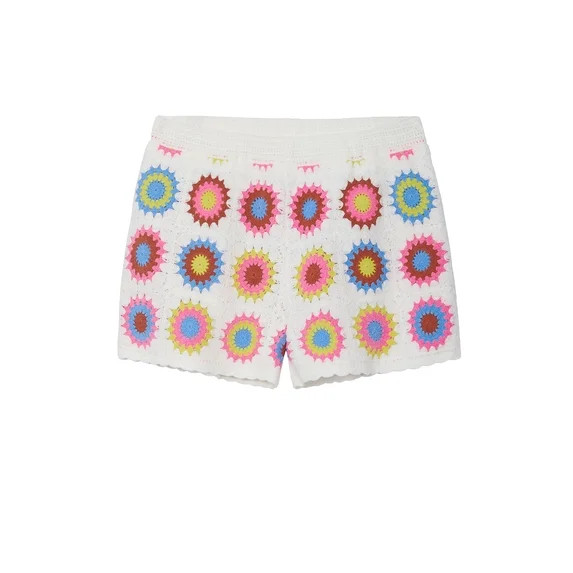 Wonder Nation Girls Crochet Short, Sizes 4-18 & Plus | Walmart (US)