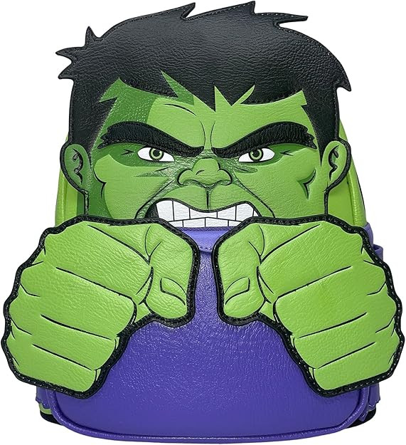 Loungefly The Incredible Hulk Marvel Comics Cosplay Womens Double Strap Shoulder Bag Purse | Amazon (US)