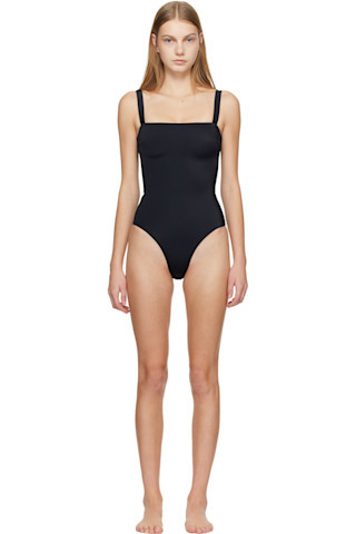 Black Square Swimsuit | SSENSE