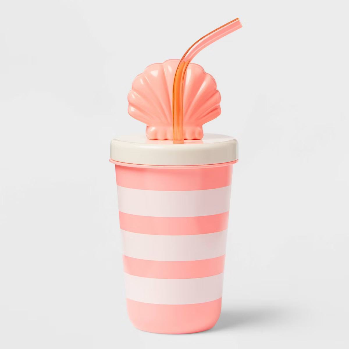 17 fl oz Tumbler with Figural Shell Lid Pink - Sun Squad™ | Target