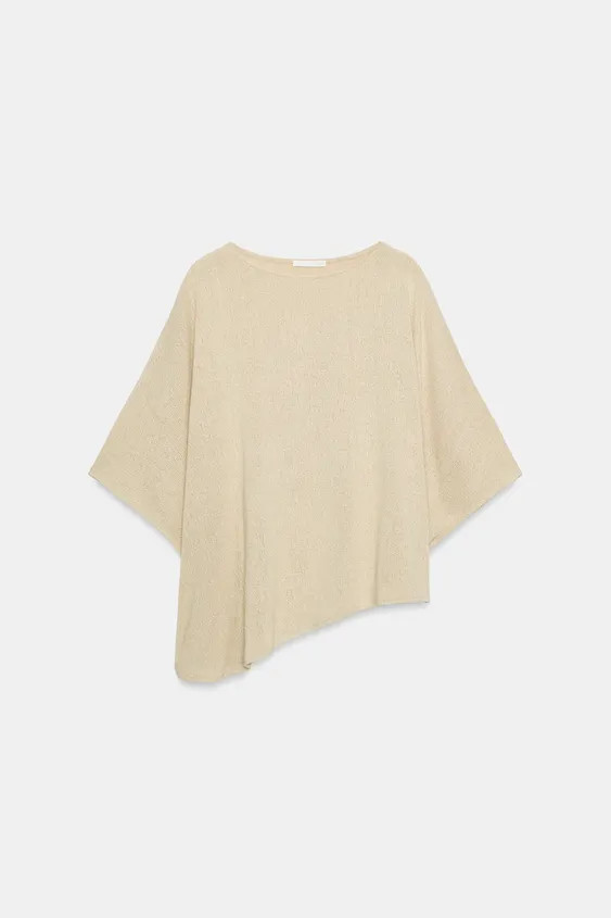 SHORT SLEEVE RUSTIC TOP | Zara US