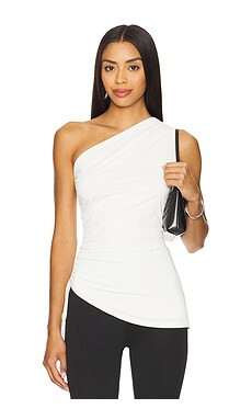superdown Myna Asymmetrical Top in White from Revolve.com | Revolve Clothing (Global)