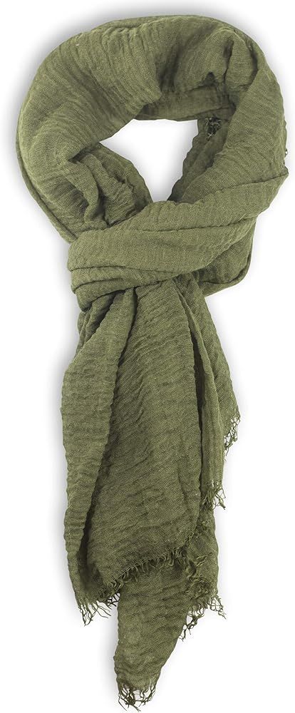 fashionchimp BASIC-Schal für Damen in angesagten Trendfarben und weichem Fransensaum, einfarbig | Amazon (DE)