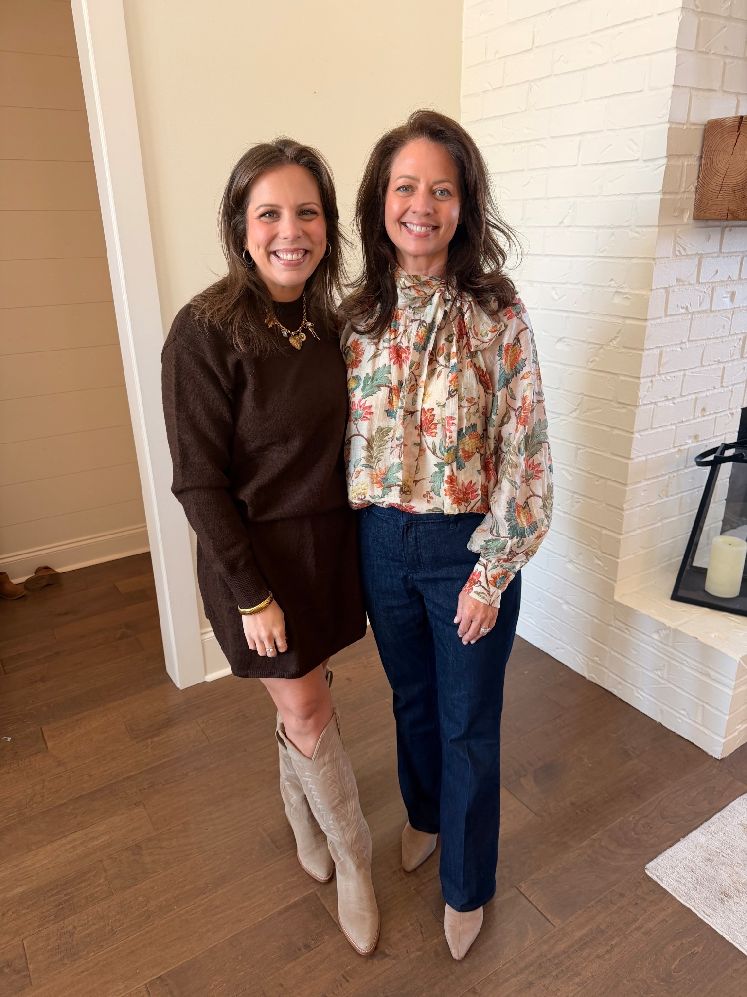 Sweater skirt set; cowboy boots

#LTKHoliday #LTKPetite #LTKFindsUnder50