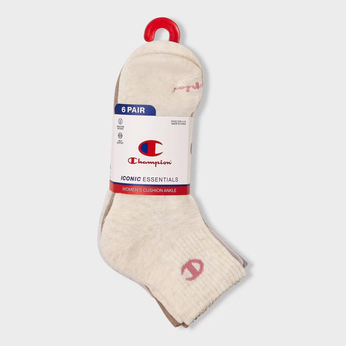 Champion Women's 6pk Quarter Crew Socks | Target
