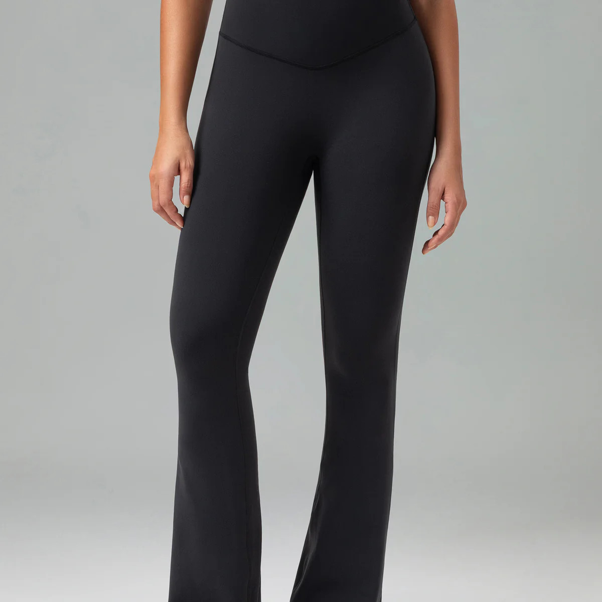 Dreamlux High Waisted No Front Seam Flare Leggings 29.5" | Colorfulkoala