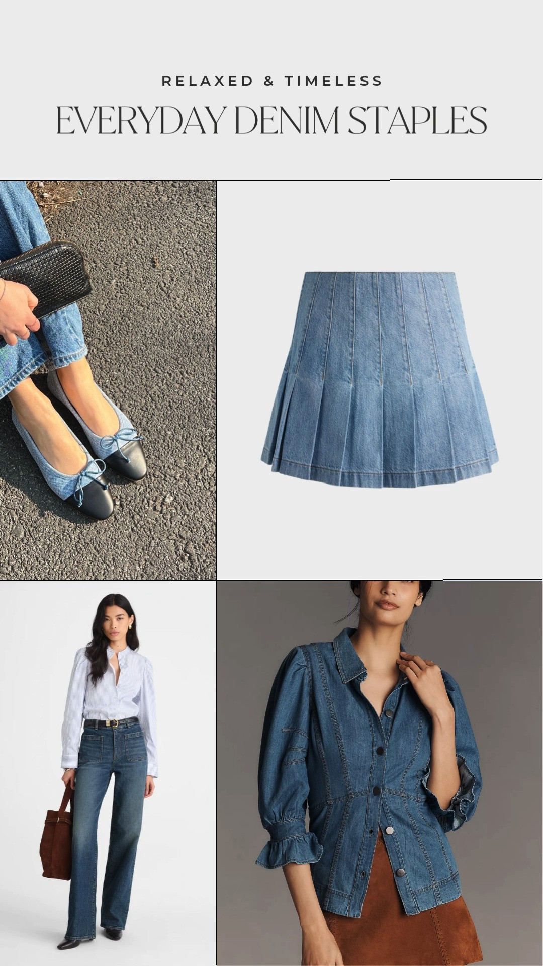 A roundup of some great denim pieces perfect for fall.  

 #LTKSeasonal #LTKStyleTip #LTKWorkwear