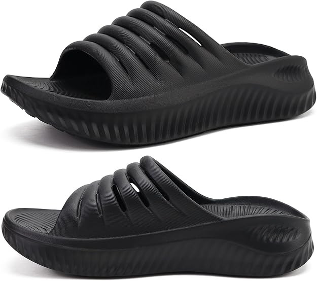 KuaiLu Womens Recovery Sandals With Comfortable Plantar Fasciitis Support,Ladies Orthotic Open To... | Amazon (US)