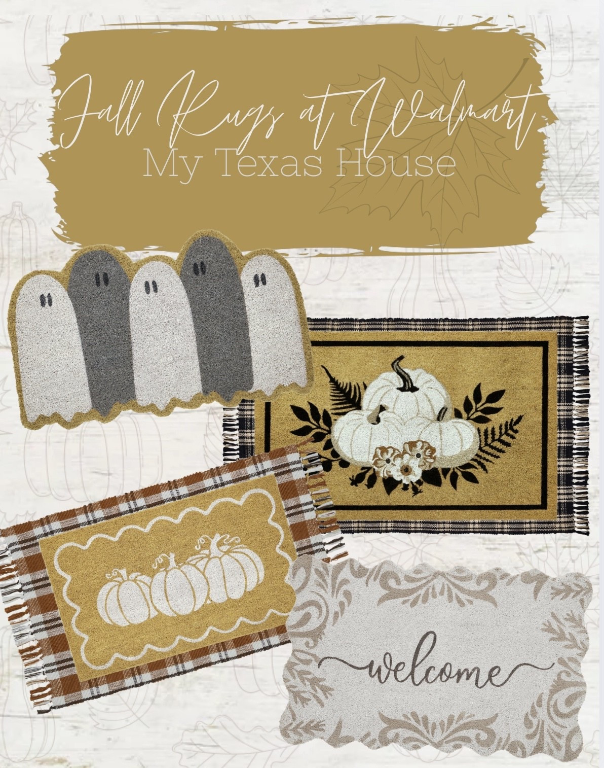 Fall Rugs at Walmart From My Texas Home 

#LTKSeasonal #LTKHome #LTKU