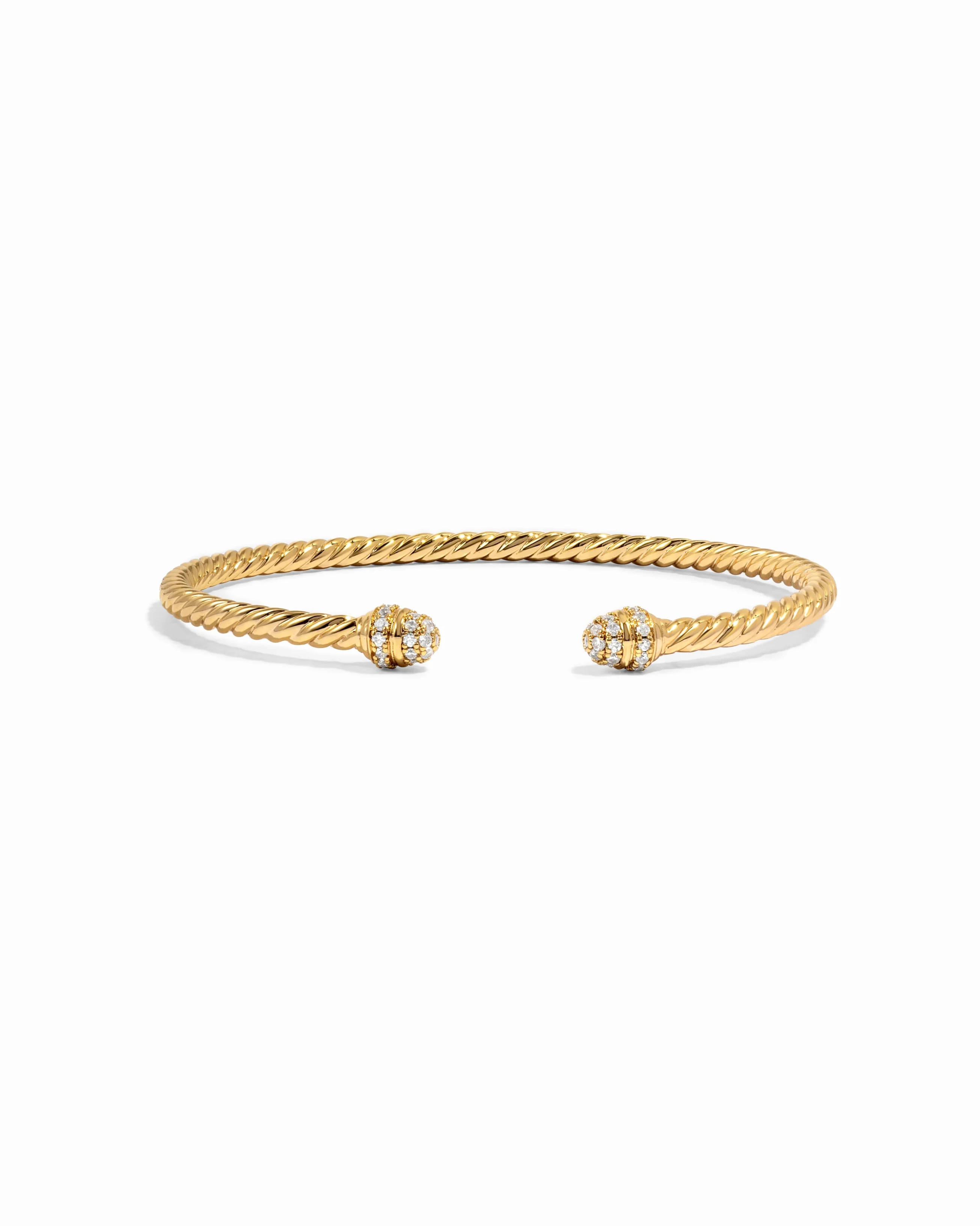 Twisted Bangle Cuff | Sami Jewels