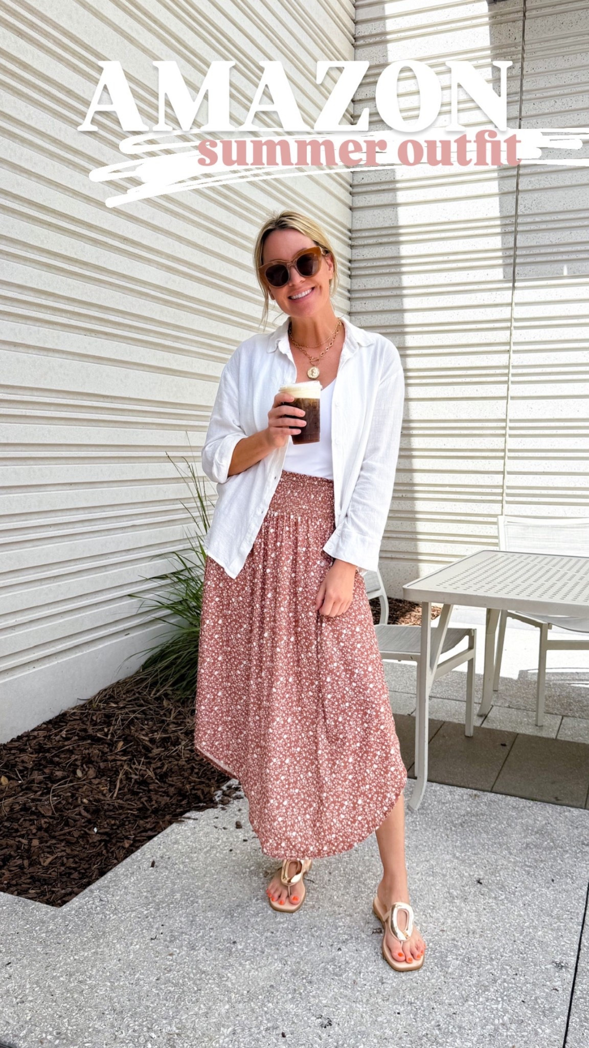 Amazon summer outfit! An easy look for warm temps & mom approved 😍

#LTKSaleAlert #LTKSummerEdit #LTKOver40