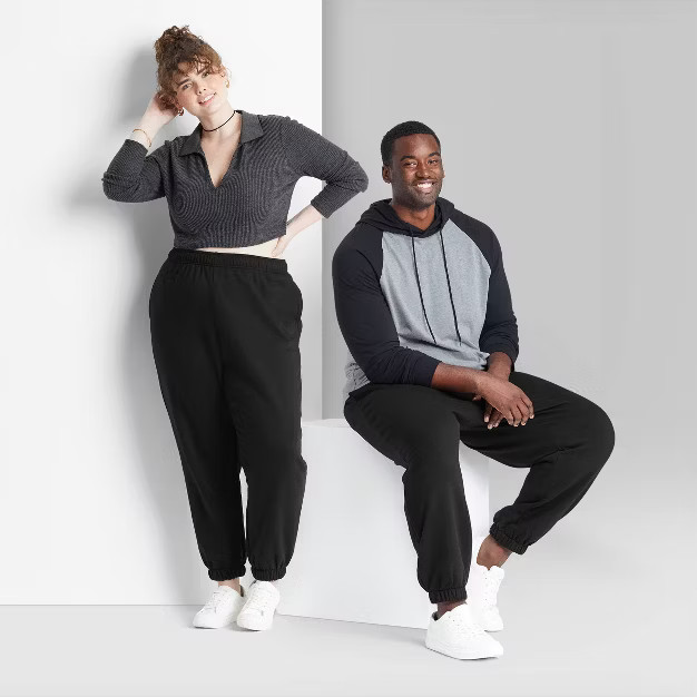 High-Rise Fleece Sweatpants - Wild Fable™ | Target