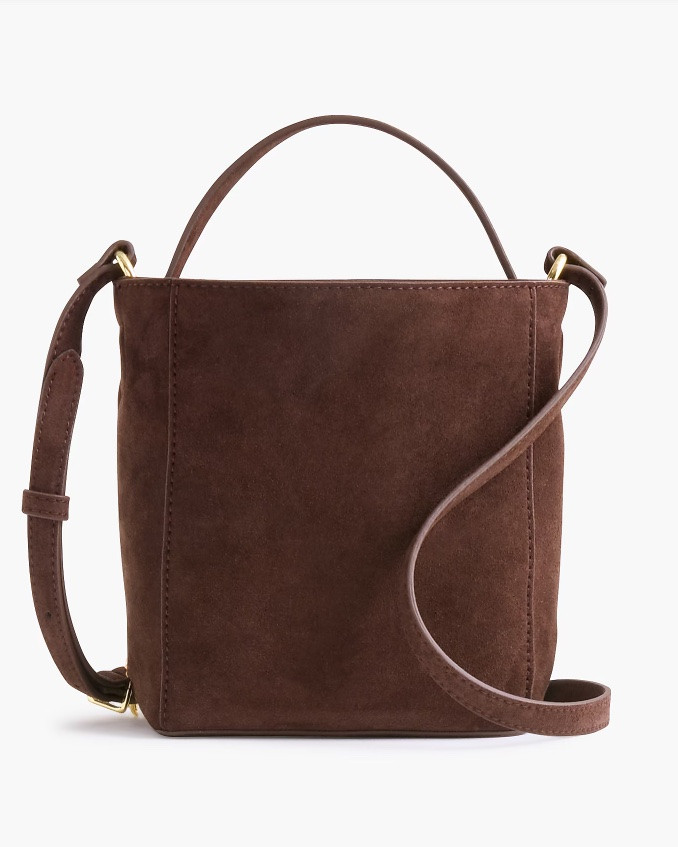 Suede crossbody bag - comes in brown, tan, burgundy, and red!

#LTKSeasonal #LTKSaleAlert
