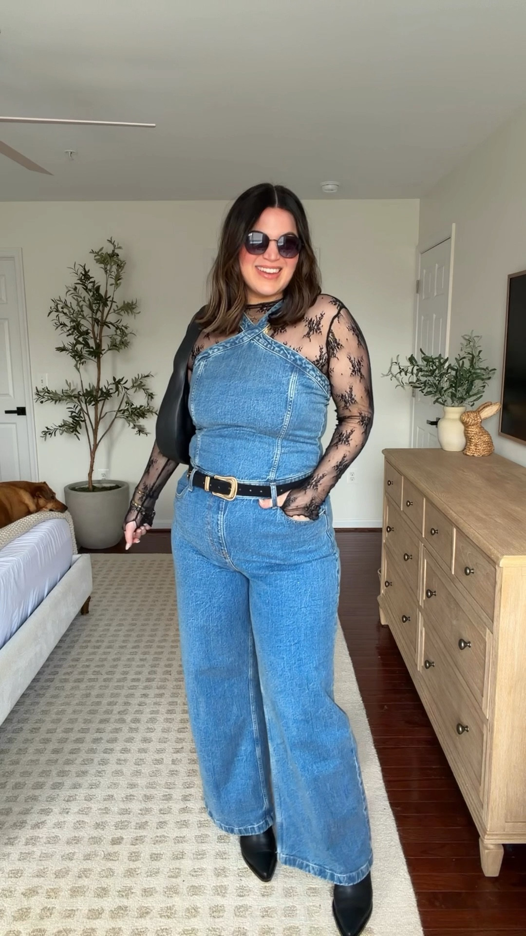 Midsize spring outfit idea for a country concert or music festival 🤠 Wearing my favorite strapless bandeau from @Truekind their spring sale is happening
now with up to 60% off, and you can use my code KELLYTK20 for an extra 20% off!

Sizes : 
Bandeau + panties - xl 
Lace top - xl 
Jumpsuit - large tall @abercrombie 
Boots - 10 wide calf 

#LTKMidsize #LTKTall #LTKFestival