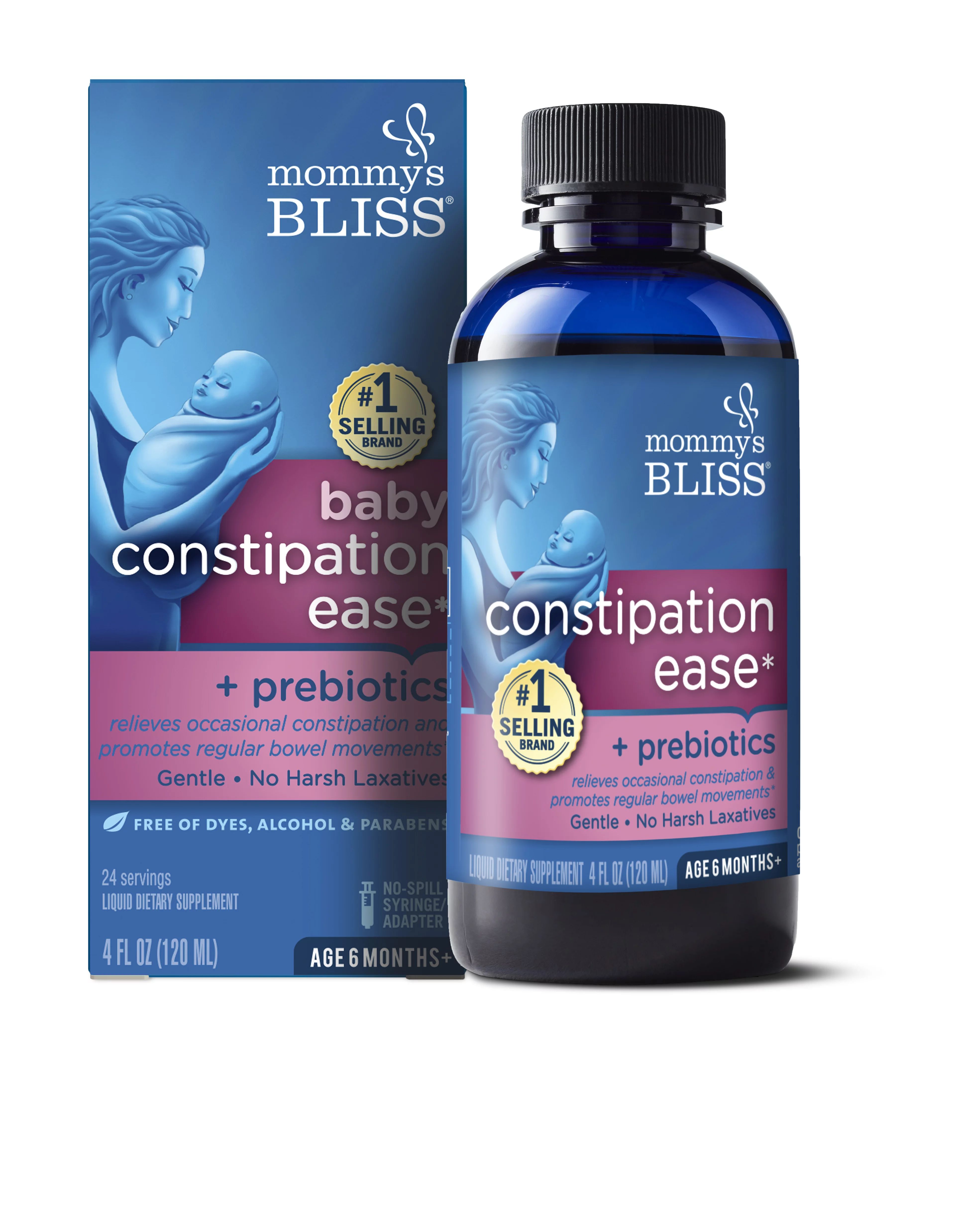 Mommy's Bliss Baby Constipation Ease + Prebiotics, 4 fl. Oz. | Walmart (US)